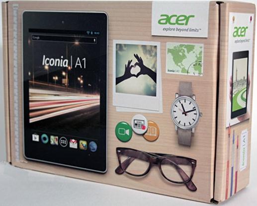 Комплект поставки планшета Acer Iconia Tab 