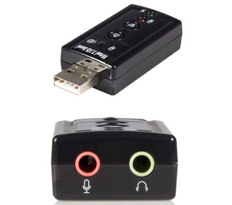 USB адаптер для подключения наушников и микрофона